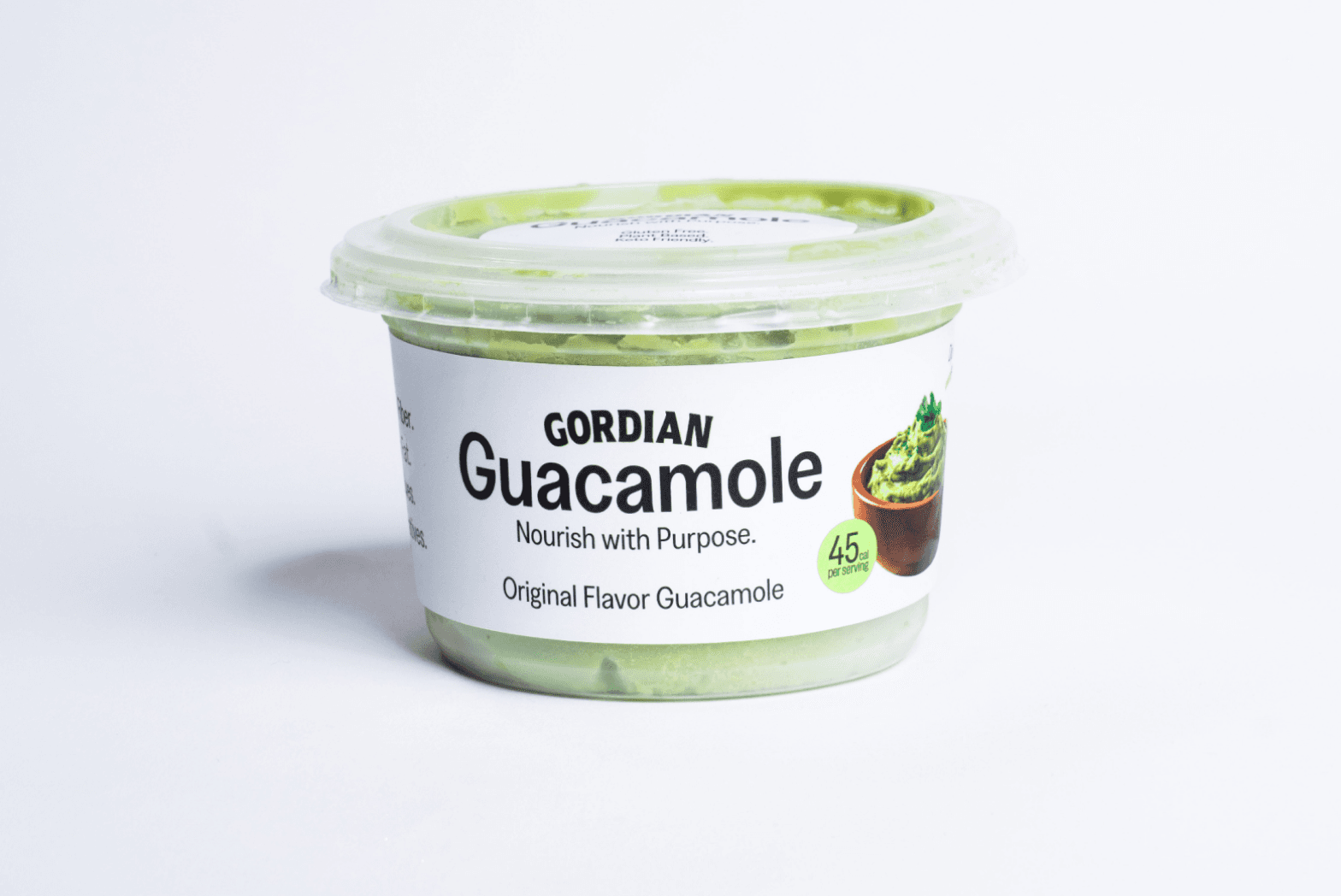 Gordian Original Flavor Guacamole in a rigid cup
